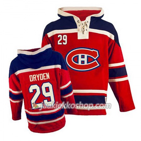 Miehille NHL Montreal Canadiens Ken Dryden 29 Punainen Sawyer Hooded Sweatshirt